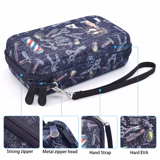 Estojo de transporte rígido compatível com removedor de marcas de pele e ferramenta do kit de remoção de toupeiras, bolsa de armazenamento de equipamentos de beleza