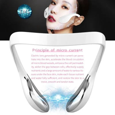 Equipamento de beleza para uso doméstico Dispositivo de beleza EMS Instrumento facial fino para emagrecimento em forma de V Máquina de massagem para levantamento facial