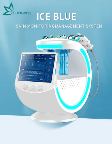 Equipamento multifuncional para salão de beleza Máquina de cuidados com a pele facial Hydra Oxygen